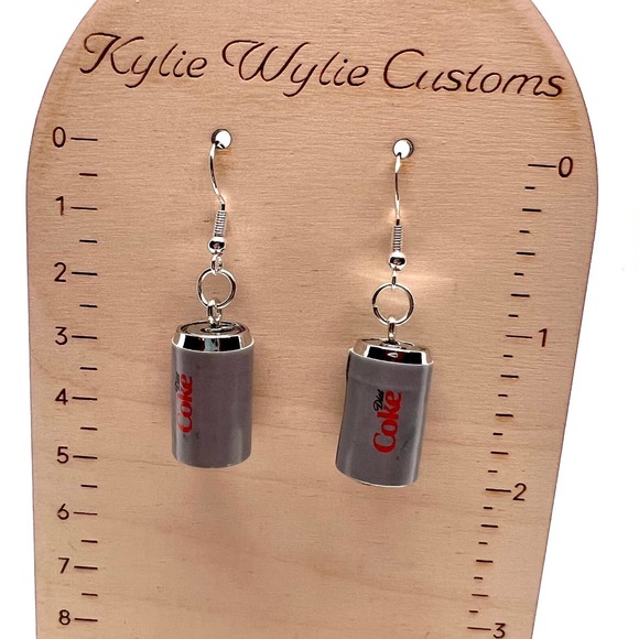 Diet Coke Earrings - Drink Earrings - Soda Earrings - Coca Cola Earrings - Picture 10 of 10